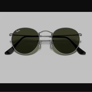 RayBan Round Metal Sunglasses